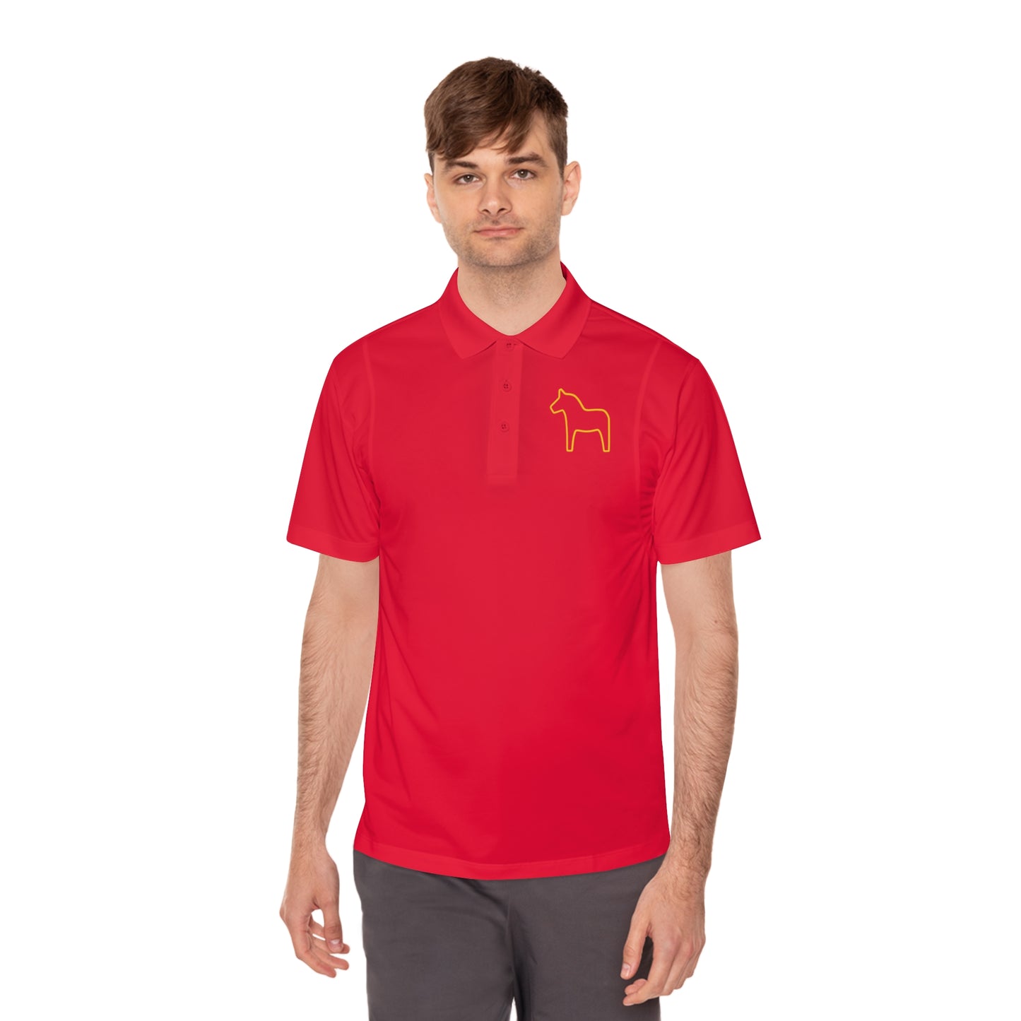 DALA HORSE Men's Sport Polo Shirt