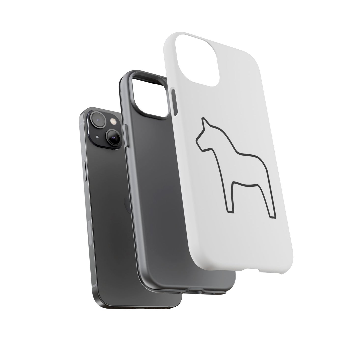 Dala Horse White Tough Cases