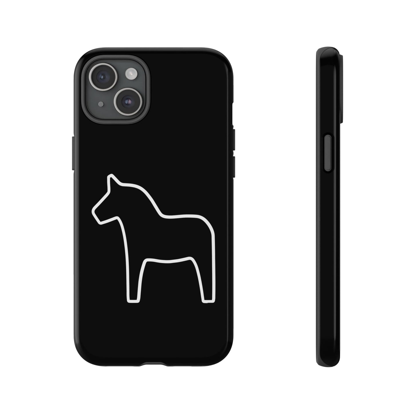 Dala Horse Black Tough Cases