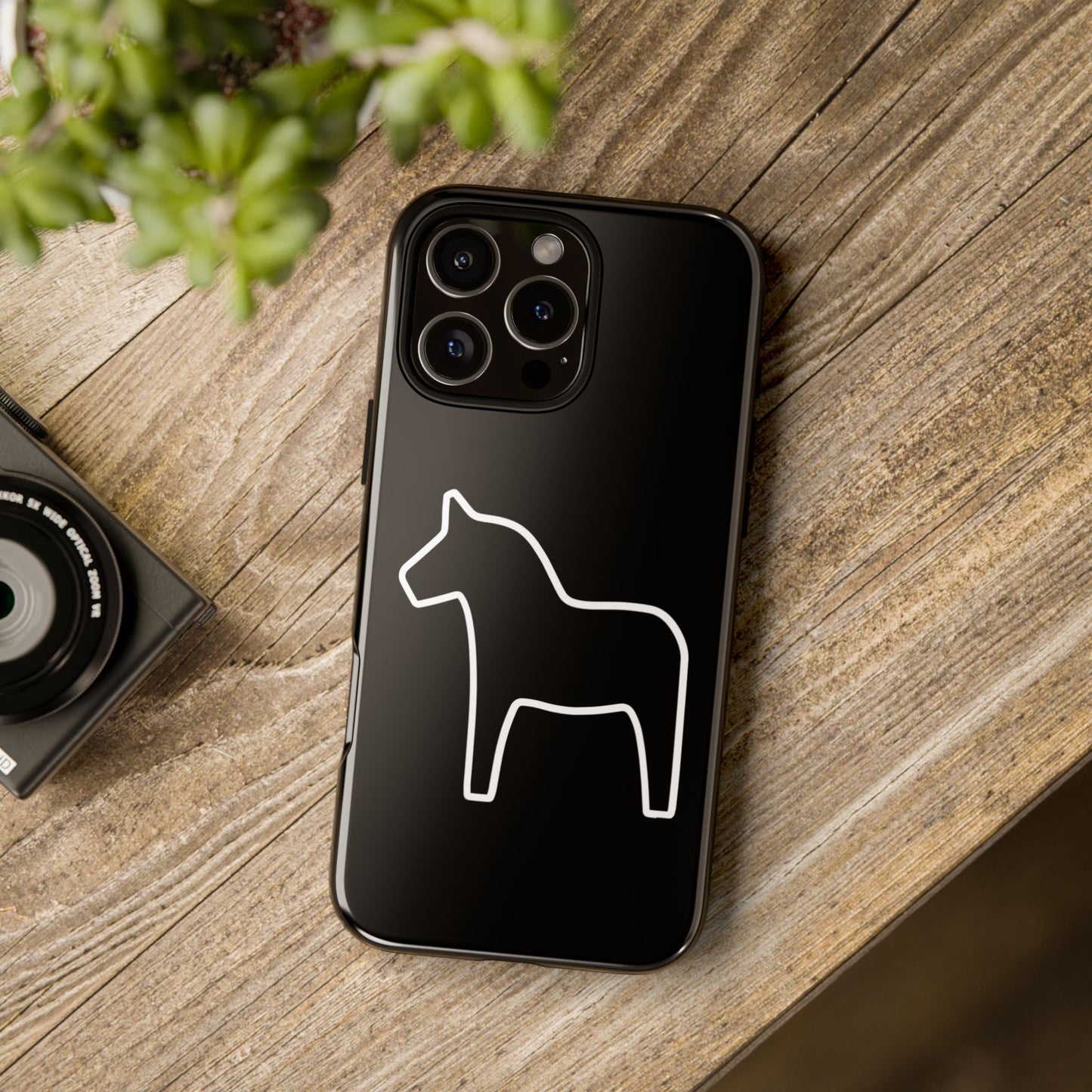 Dala Horse Black Tough Cases