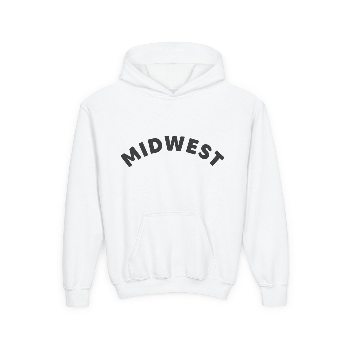 Midwest Is Best Hoodie with Dala Horse Design