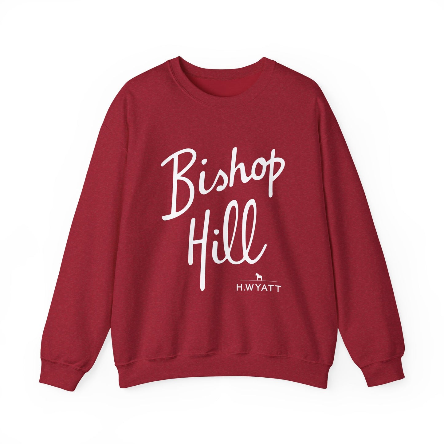 BISHOP HILL White - Unisex Heavy Blend™ Crewneck Sweatshirt