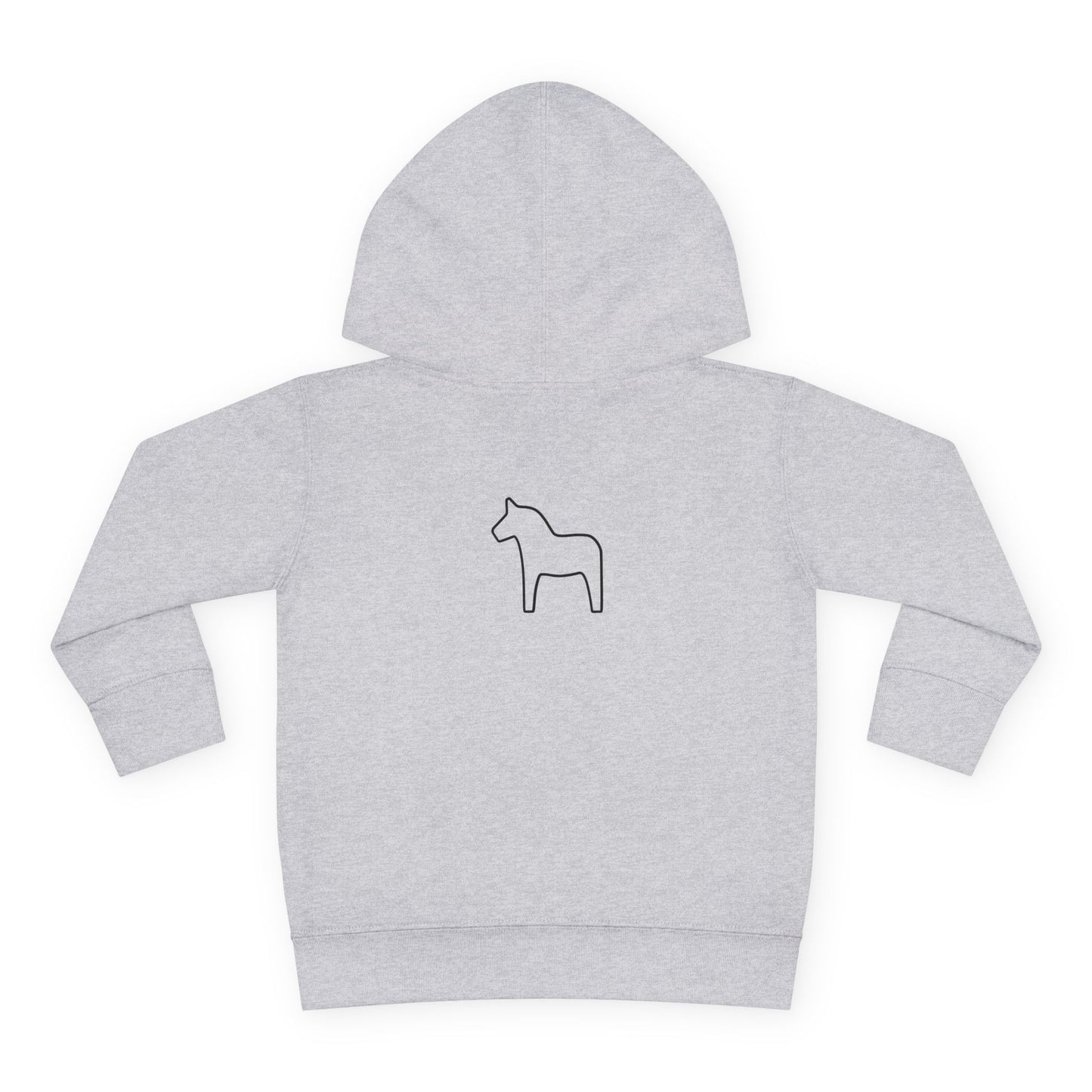 Toddler Hoodie - Bishop Hill Design with Cute Dog Graphic