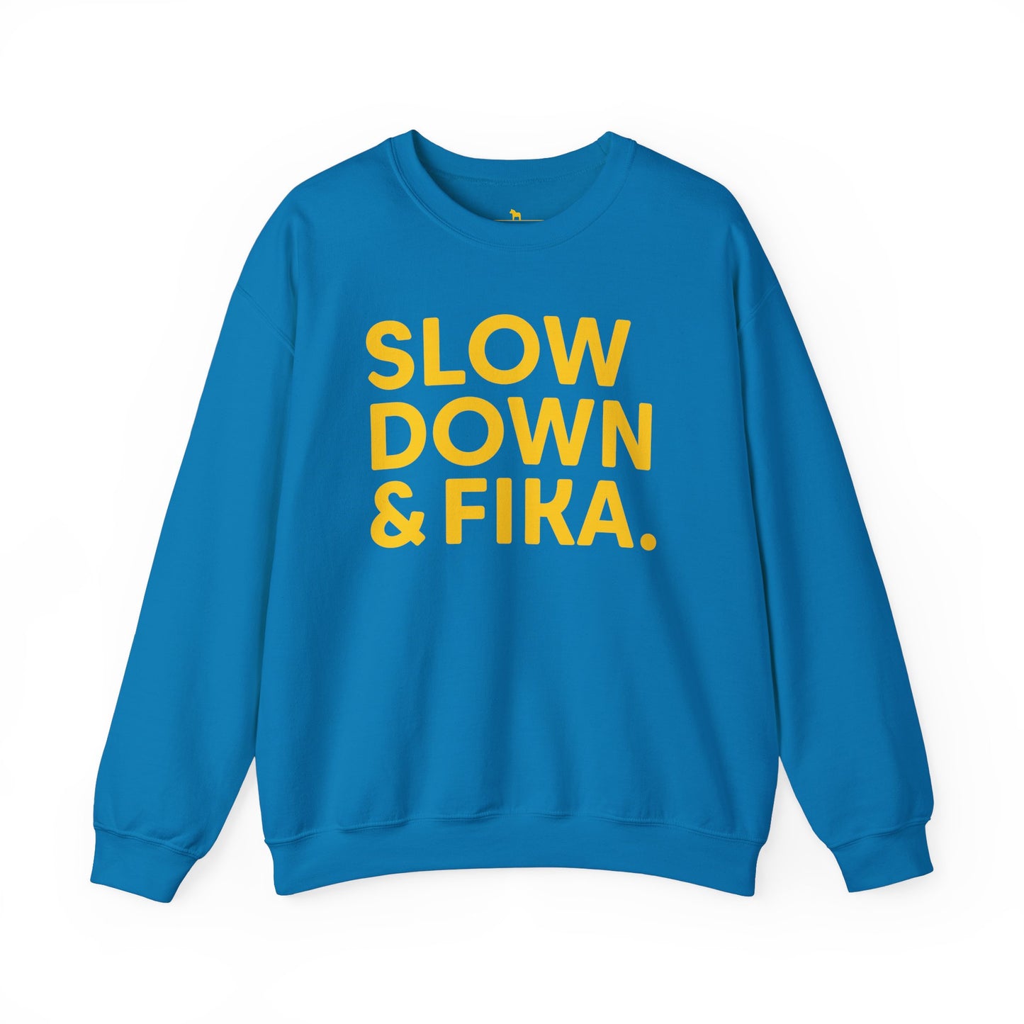 SLOW DOWN & FIKA Unisex Heavy Blend™ Crewneck Sweatshirt