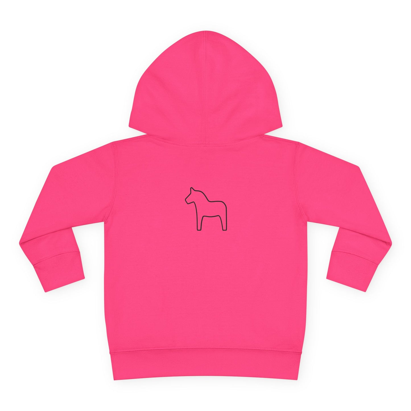 Toddler Hoodie - Bishop Hill Design with Cute Dog Graphic
