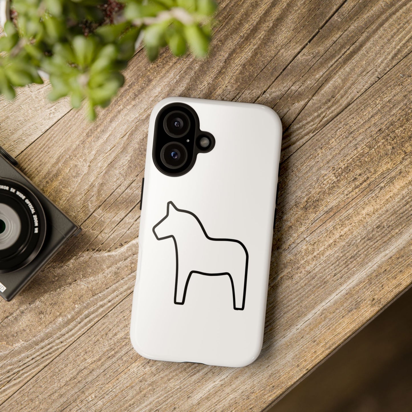 Dala Horse White Tough Cases