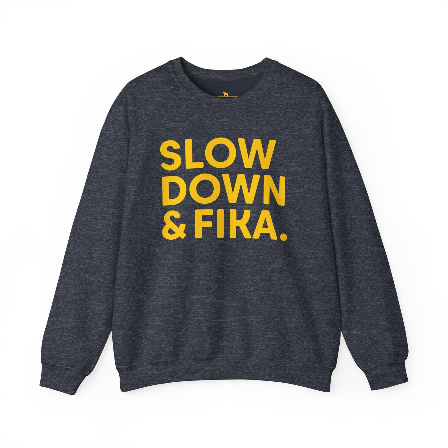 SLOW DOWN & FIKA Unisex Heavy Blend™ Crewneck Sweatshirt