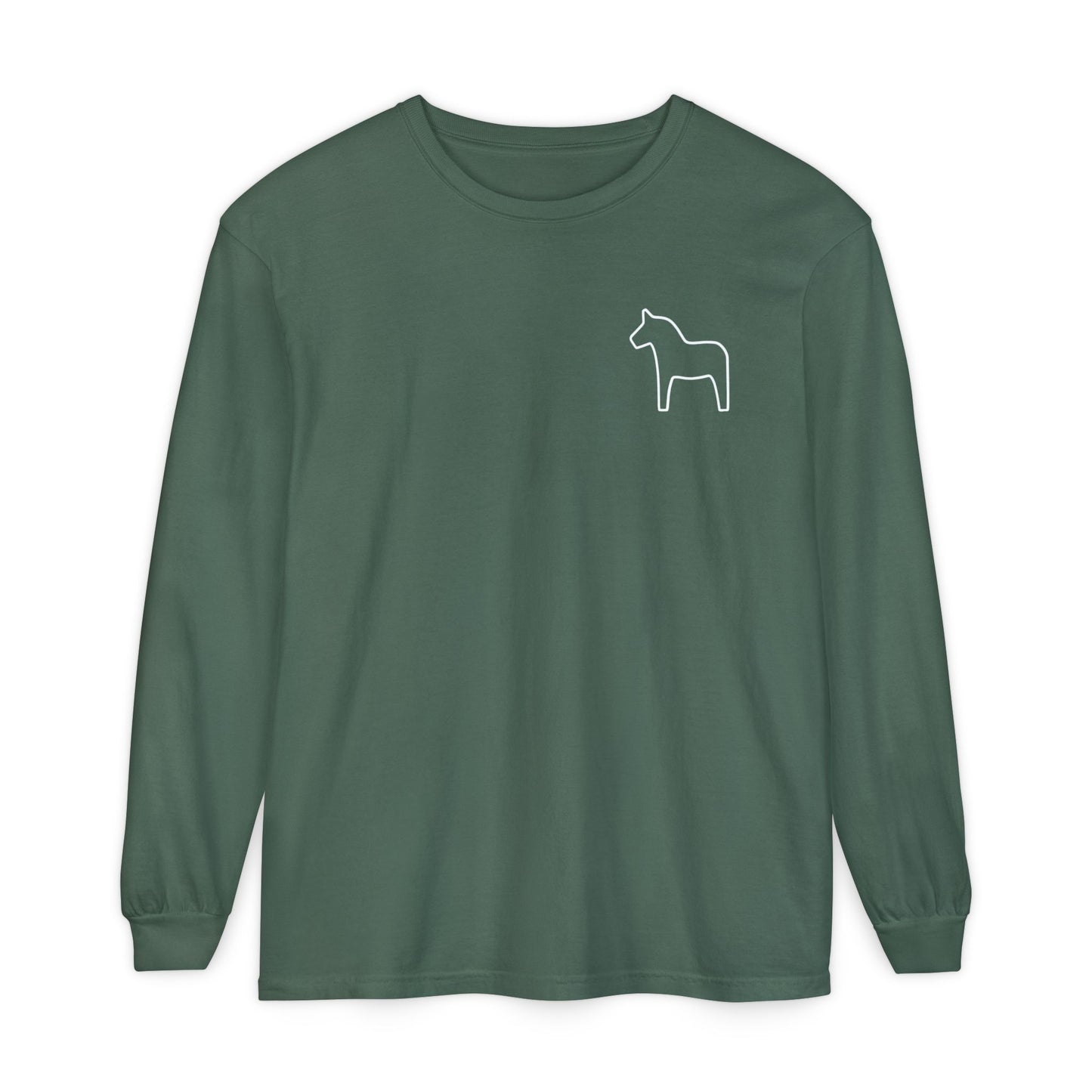 Powered by Lutefisk - Classic Long Sleeve Tee — Garment-Dyed Comfort