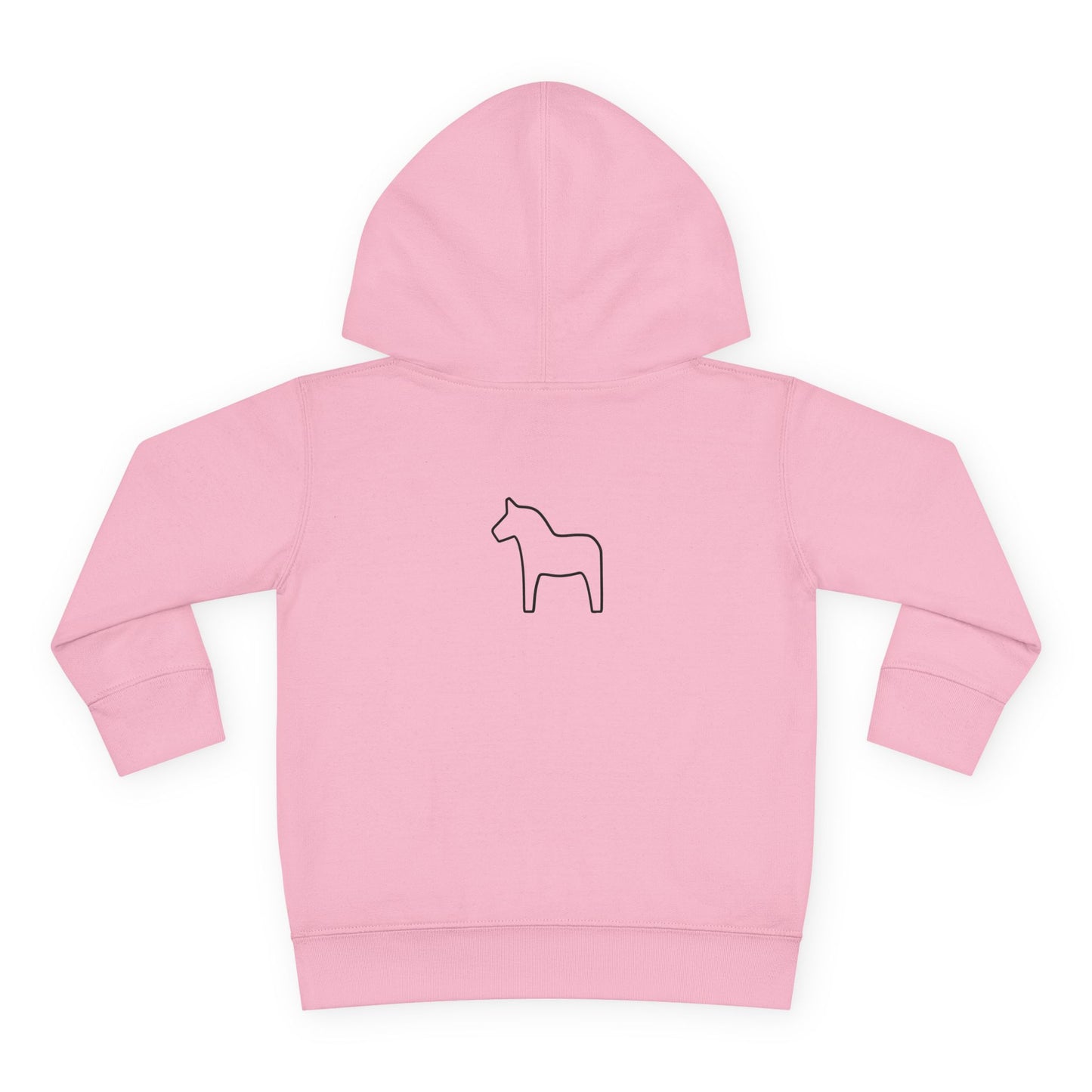 Toddler Hoodie - Bishop Hill Design with Cute Dog Graphic