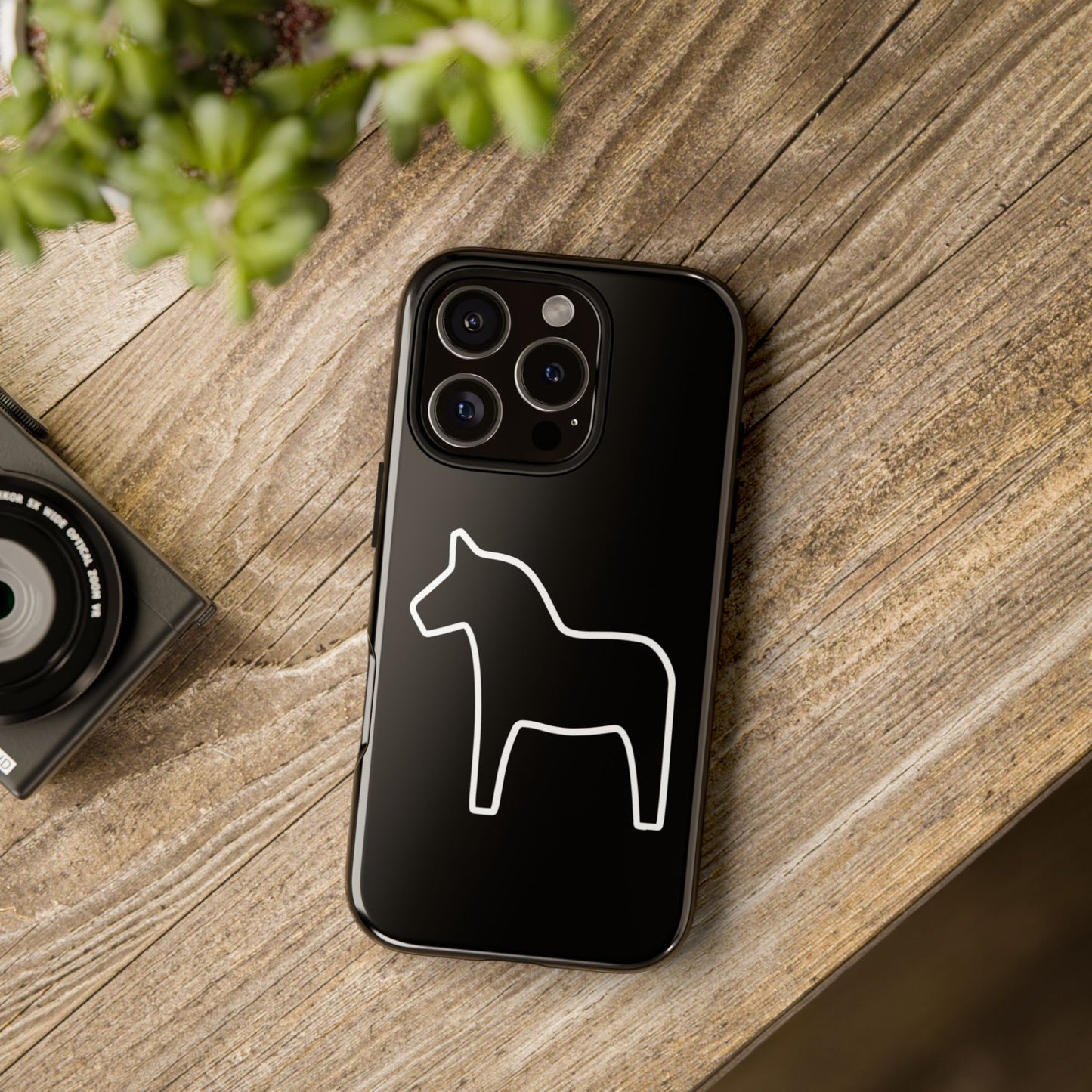 Dala Horse Black Tough Cases