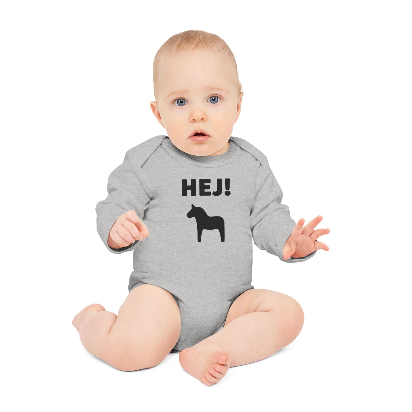 Organic Baby Bodysuit with HEJ! Design - Cute & Comfy Baby Apparel for Celebrations