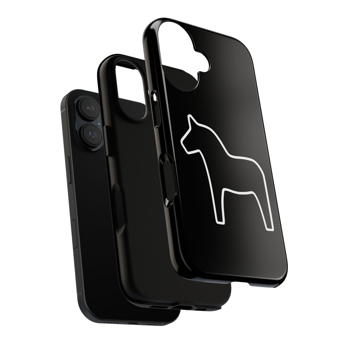 Dala Horse Black Tough Cases
