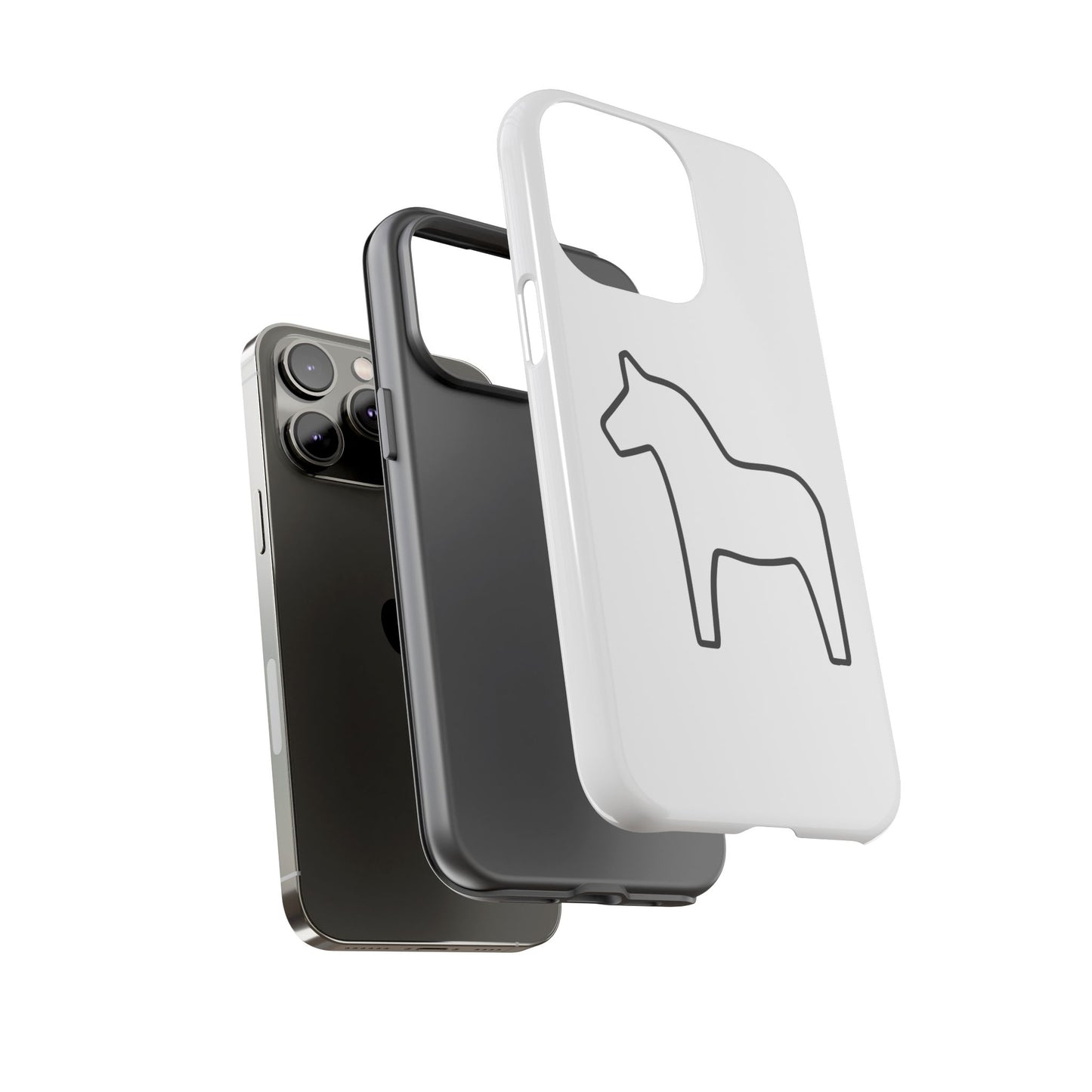 Dala Horse White Tough Cases