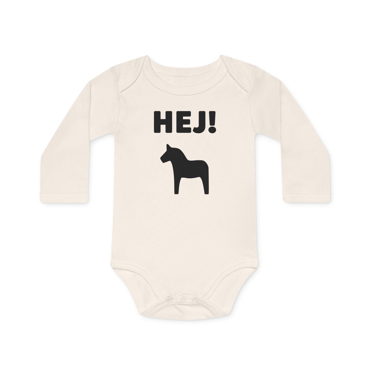 Organic Baby Bodysuit with HEJ! Design - Cute & Comfy Baby Apparel for Celebrations