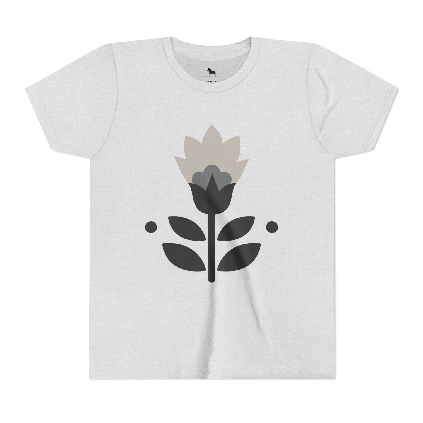 Kids T-Shirt - H WYATT Dala Horse - Symbol of Sweden - Courage and Warrior Spirit