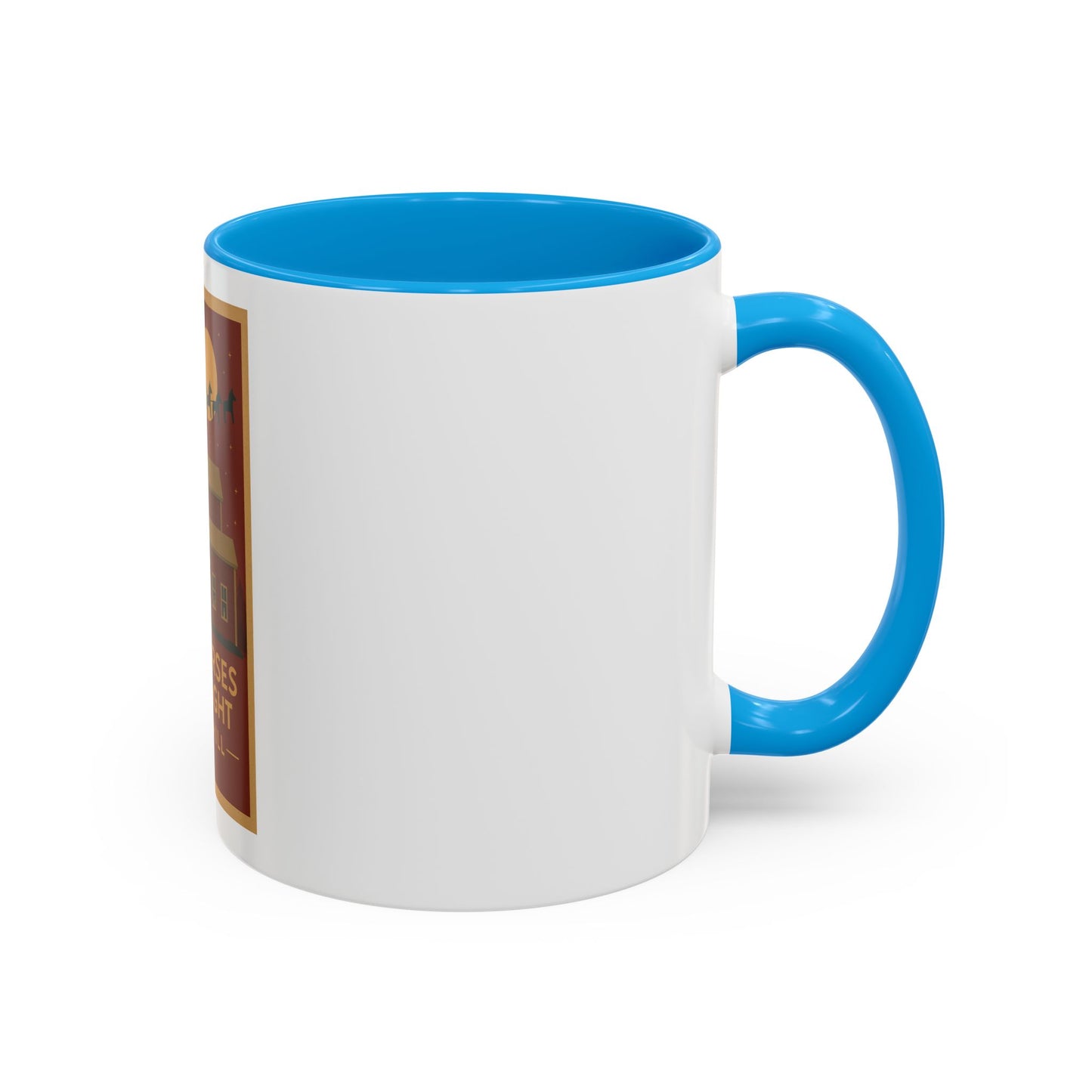 Dala Horses Take Flight Mug — Vintage Western Poster Coffee Cup (11oz/15oz)