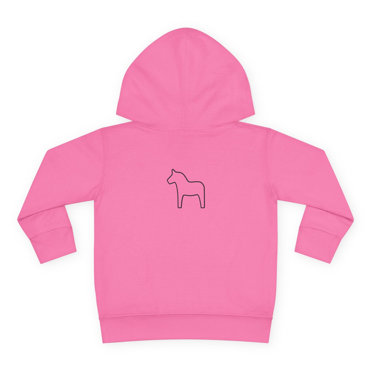 Toddler Hoodie - Bishop Hill Design with Cute Dog Graphic