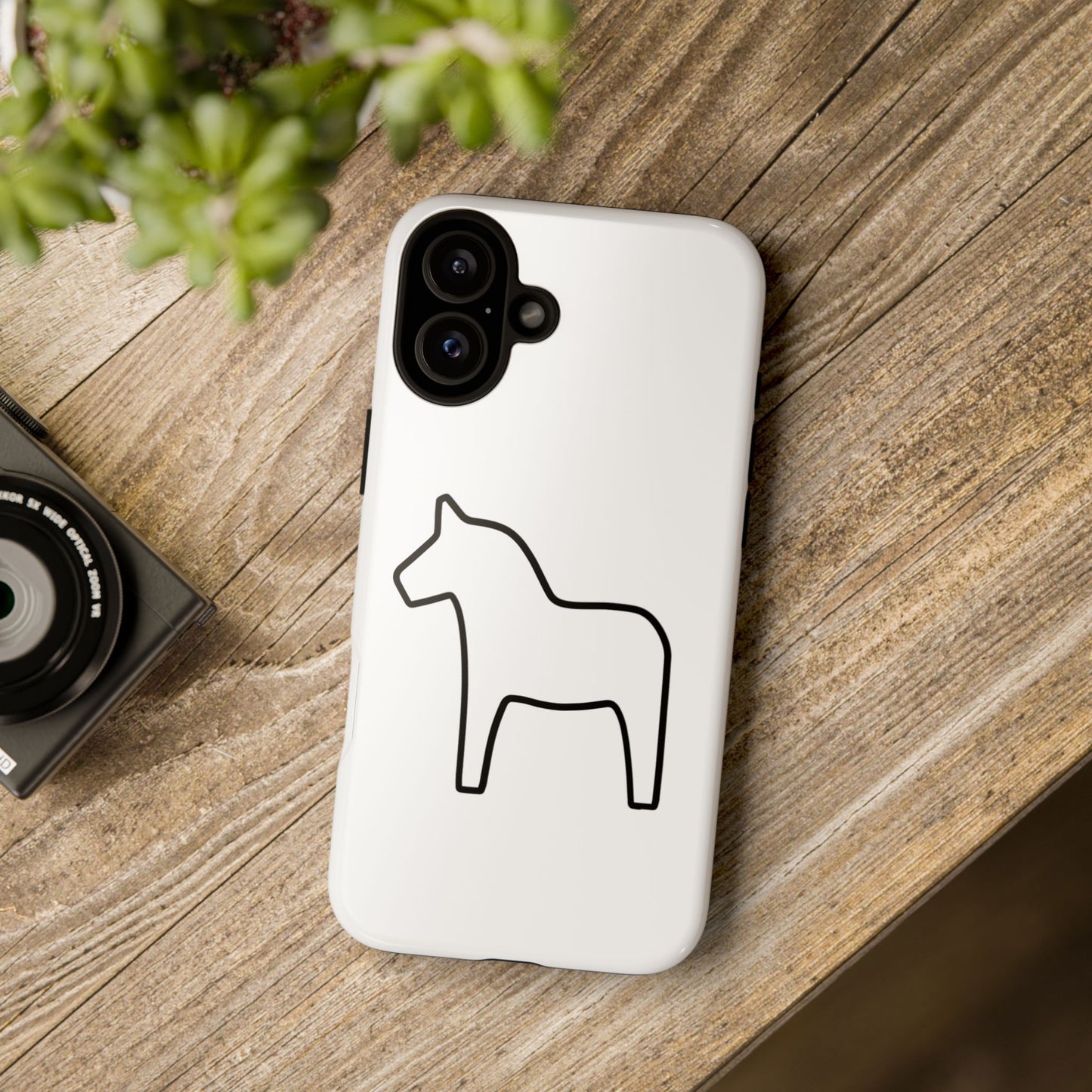 Dala Horse White Tough Cases
