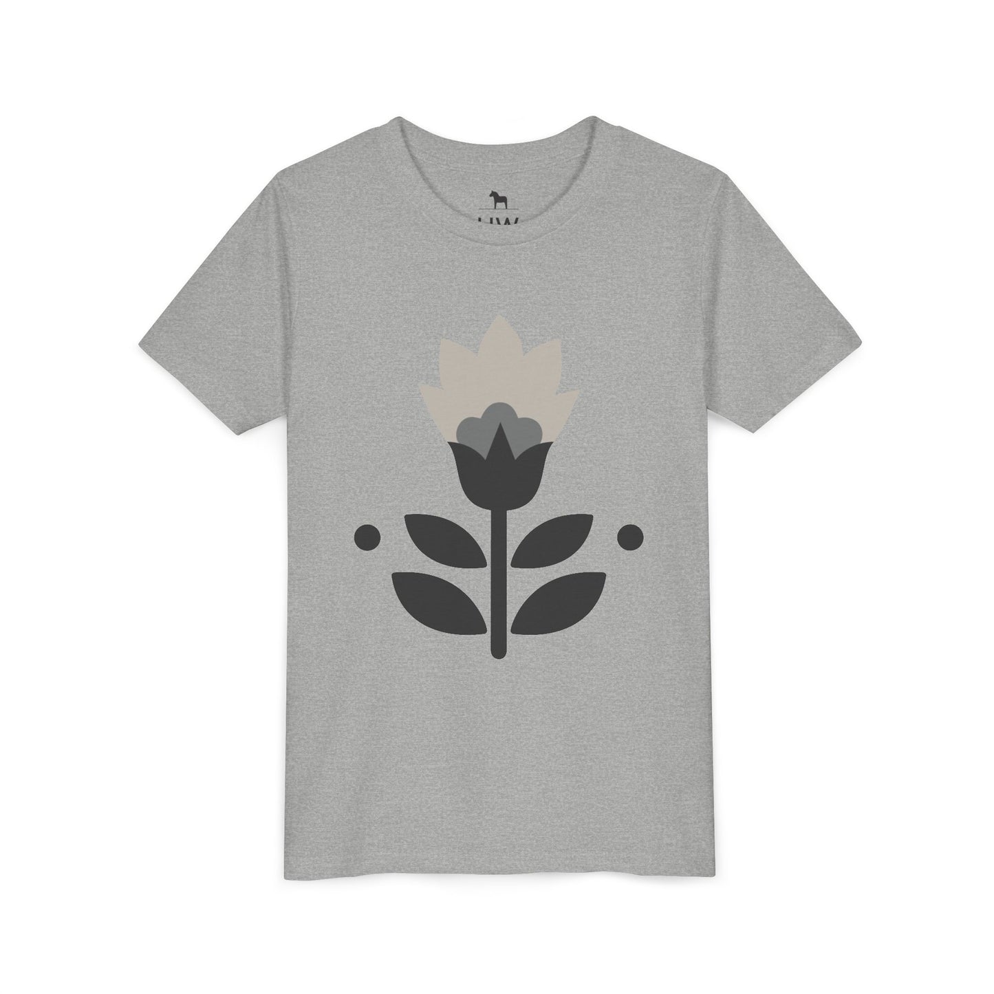 Kids T-Shirt - H WYATT Dala Horse - Symbol of Sweden - Courage and Warrior Spirit