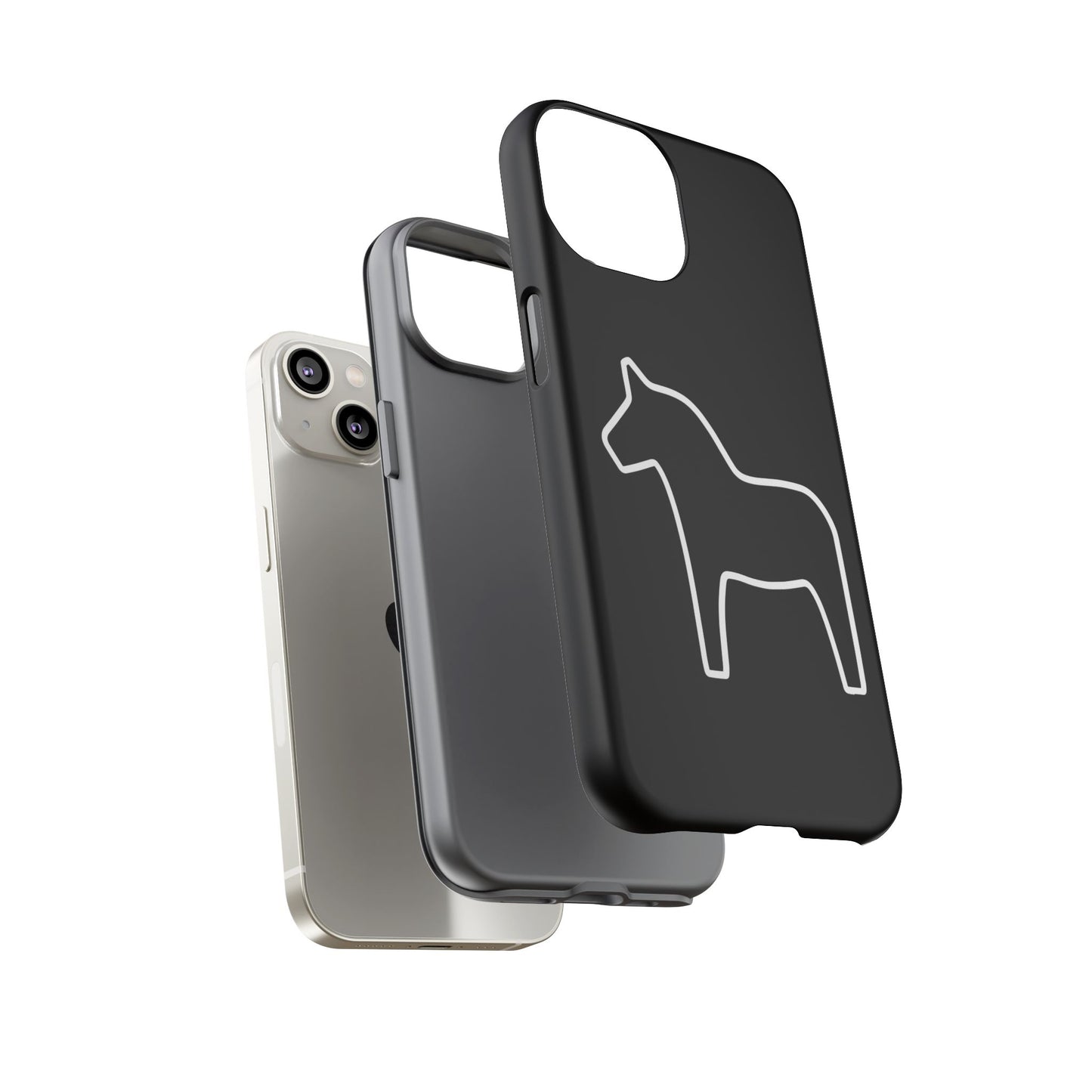 Dala Horse Black Tough Cases