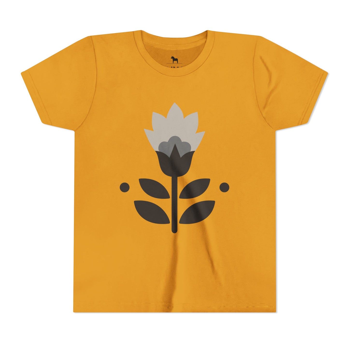 Kids T-Shirt - H WYATT Dala Horse - Symbol of Sweden - Courage and Warrior Spirit