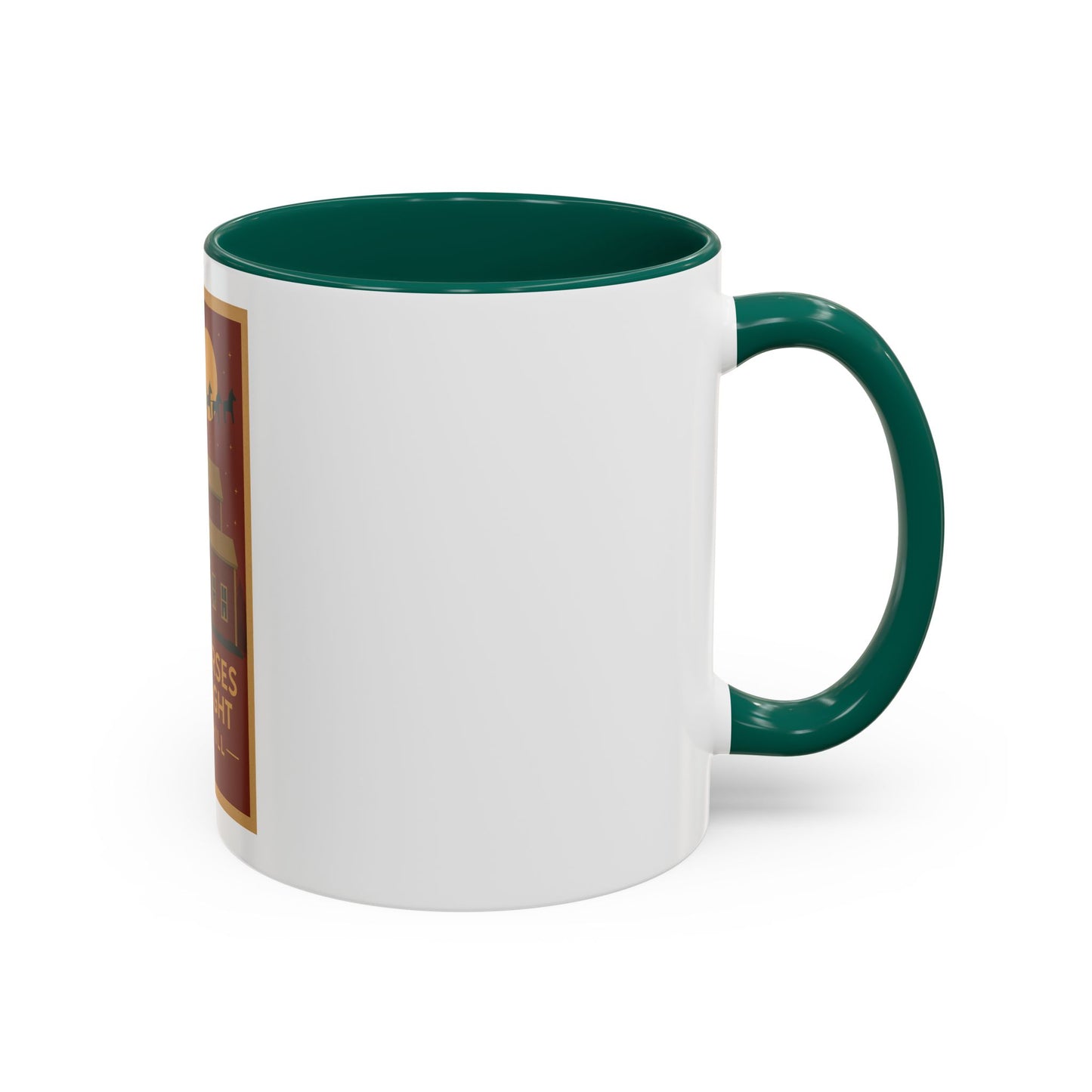 Dala Horses Take Flight Mug — Vintage Western Poster Coffee Cup (11oz/15oz)