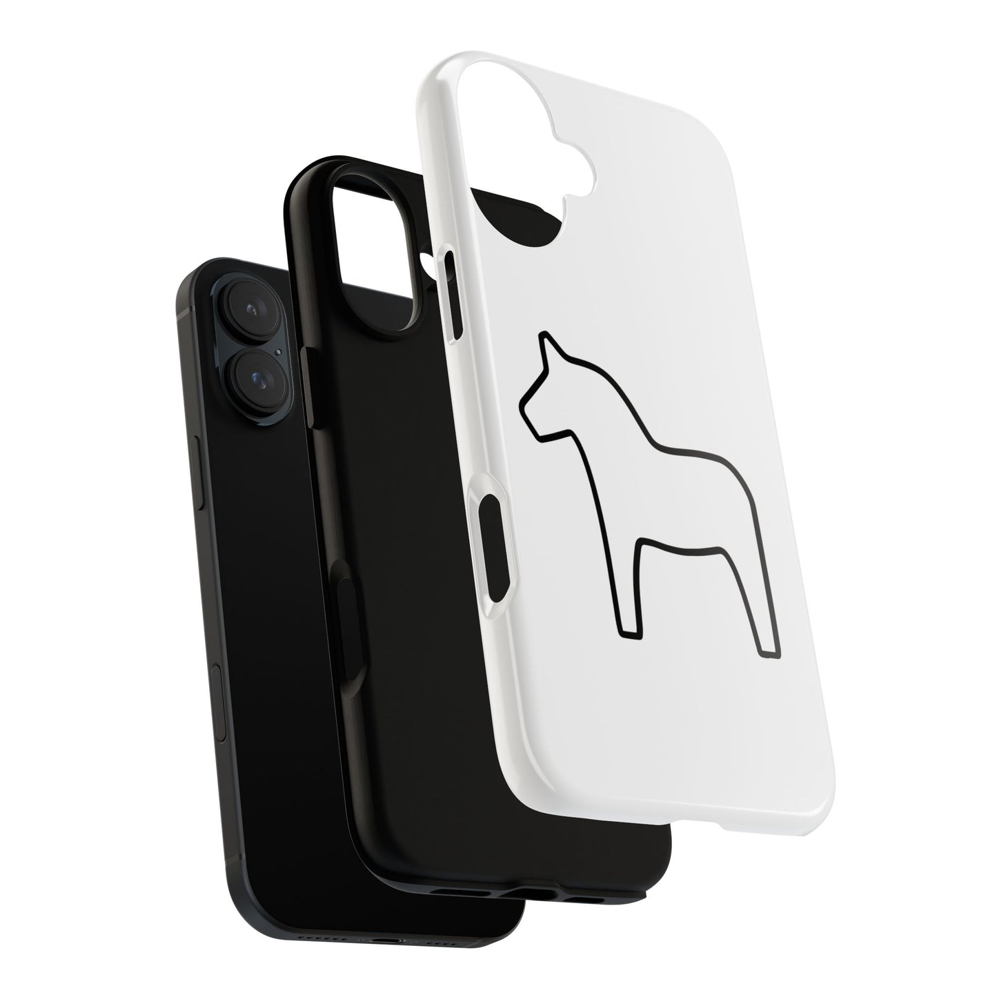 Dala Horse White Tough Cases
