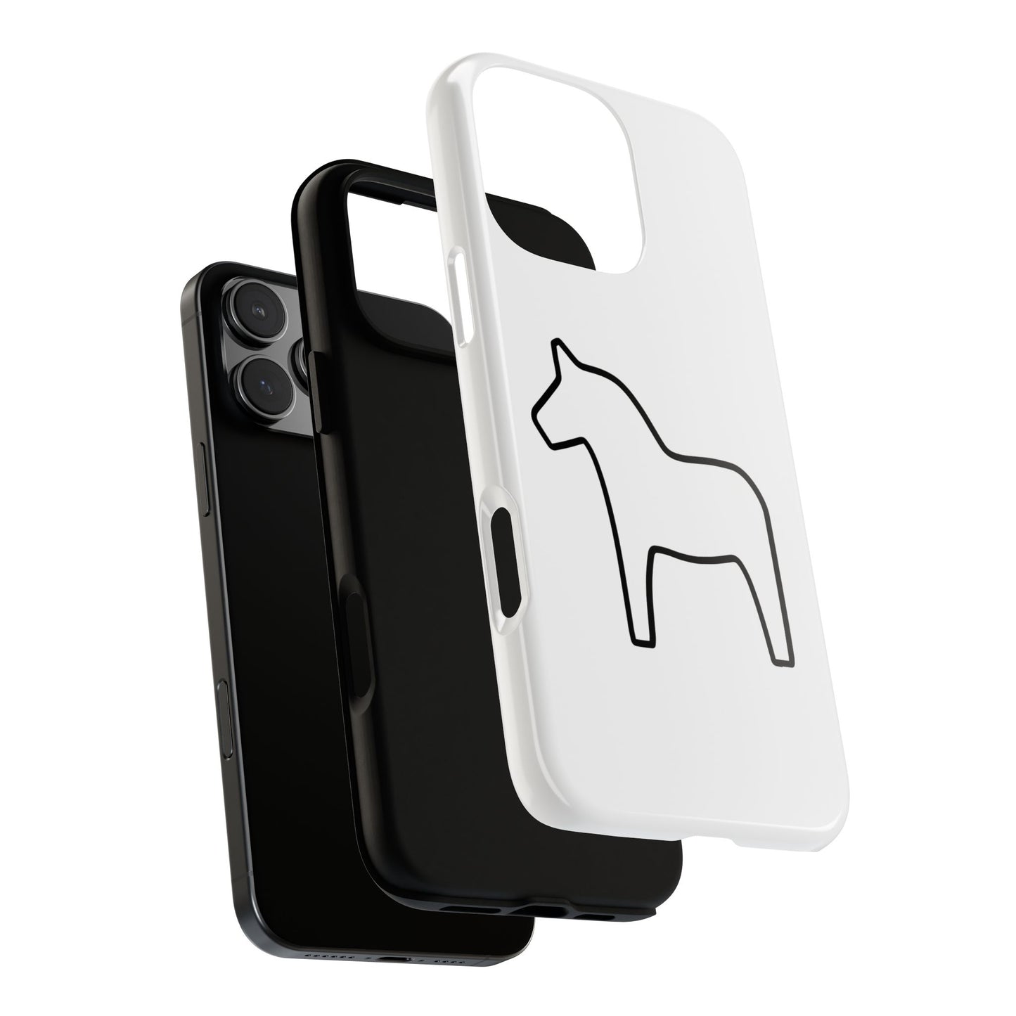 Dala Horse White Tough Cases