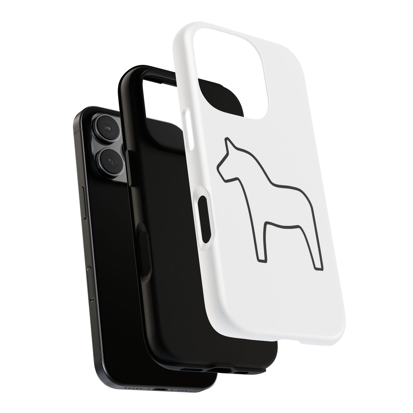 Dala Horse White Tough Cases