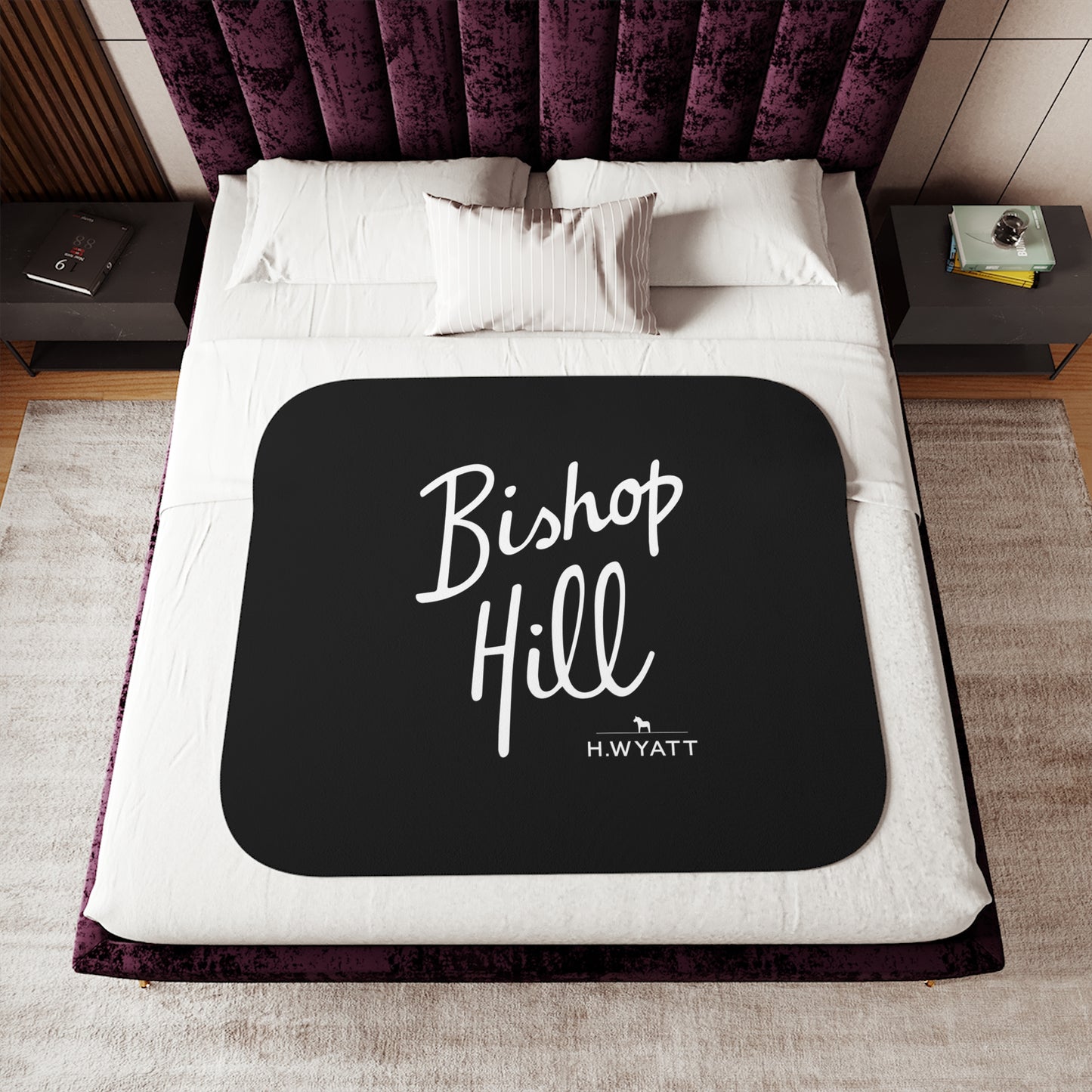 Sherpa Blanket - Cozy Bakery Reminder Design