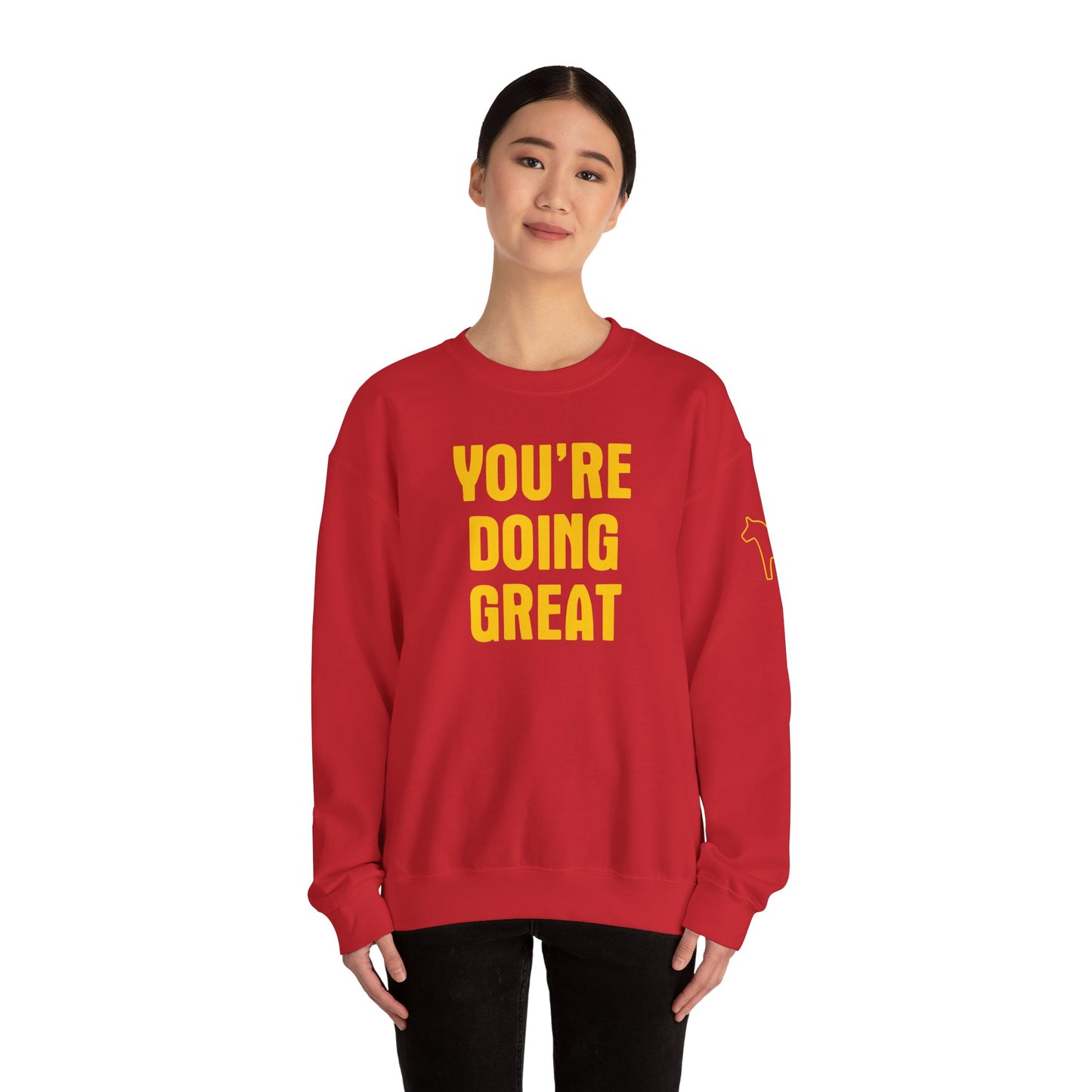 YOU'RE DOING GREAT Unisex Heavy Blend™ Crewneck Sweatshirt