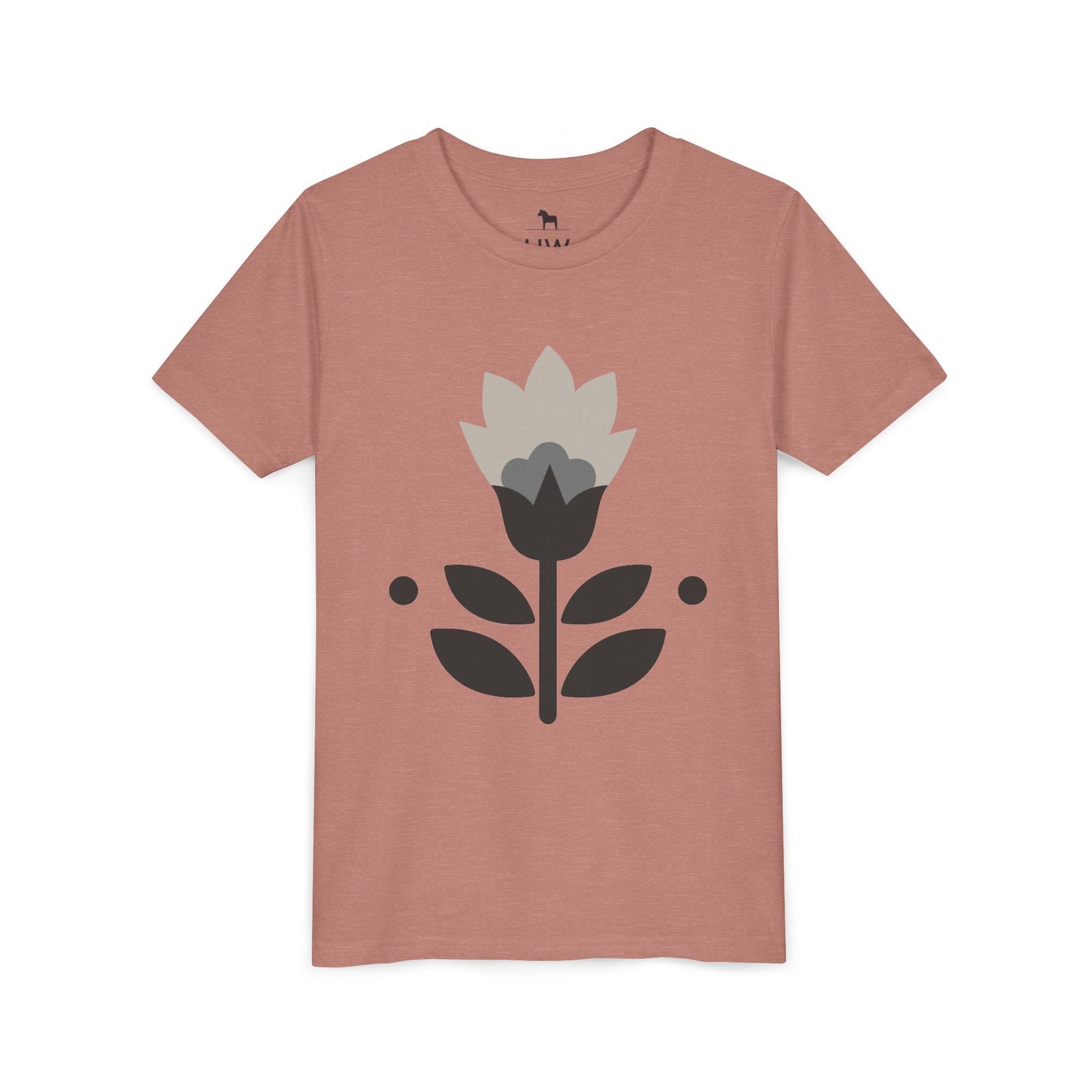 Kids T-Shirt - H WYATT Dala Horse - Symbol of Sweden - Courage and Warrior Spirit