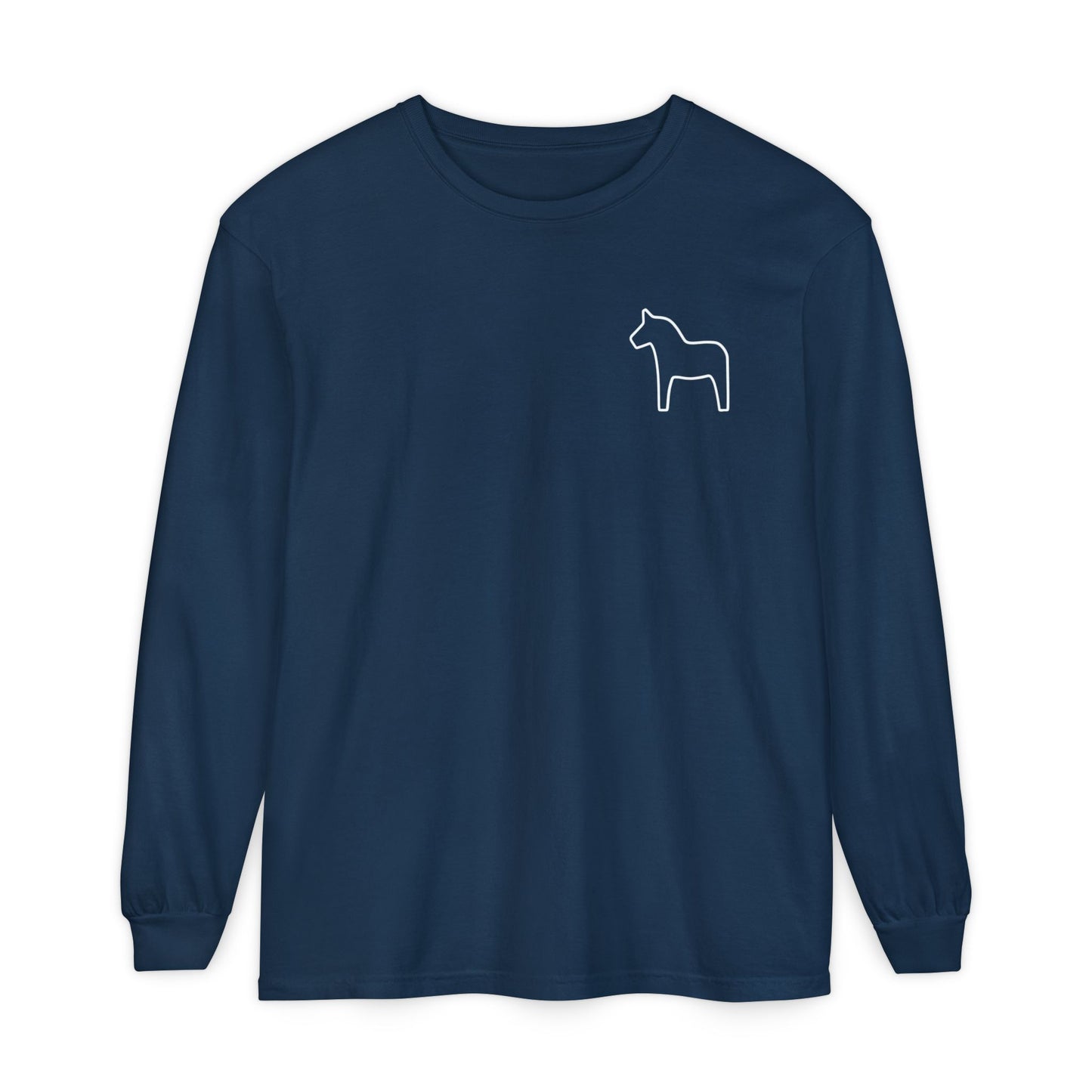 Powered by Lutefisk - Classic Long Sleeve Tee — Garment-Dyed Comfort