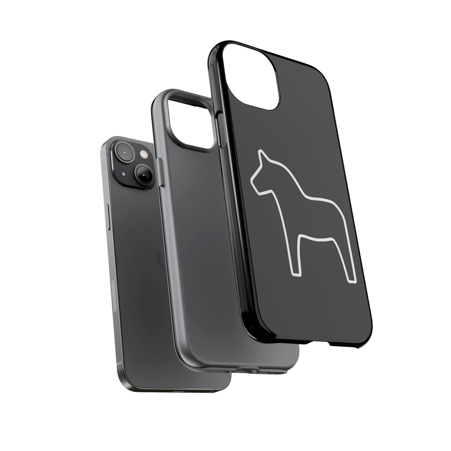 Dala Horse Black Tough Cases