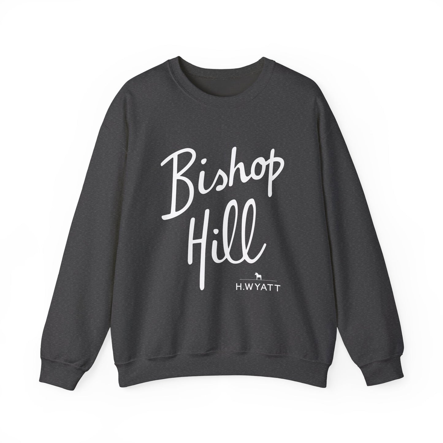 BISHOP HILL White - Unisex Heavy Blend™ Crewneck Sweatshirt