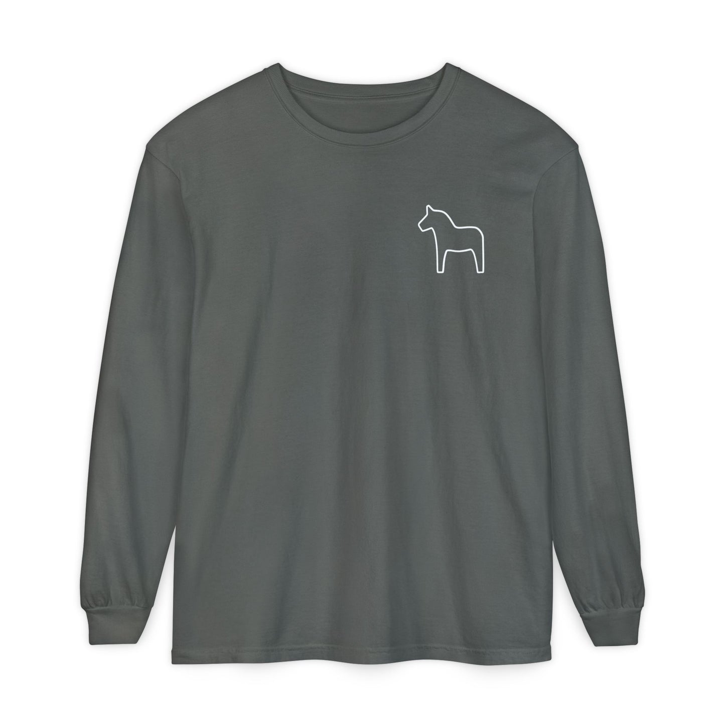 Powered by Lutefisk - Classic Long Sleeve Tee — Garment-Dyed Comfort