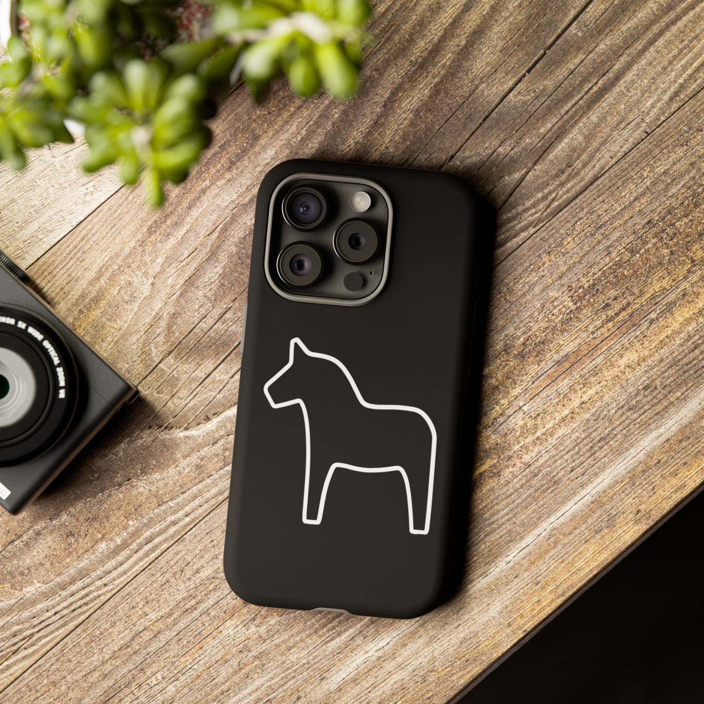 Dala Horse Black Tough Cases