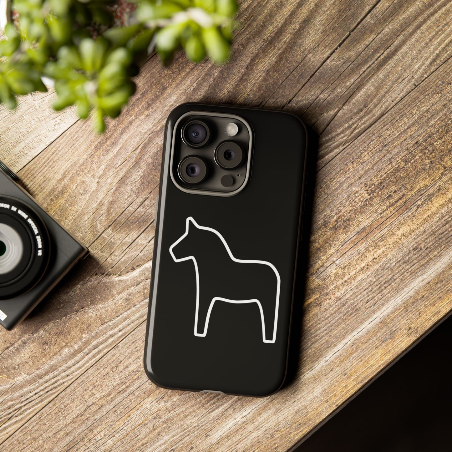 Dala Horse Black Tough Cases