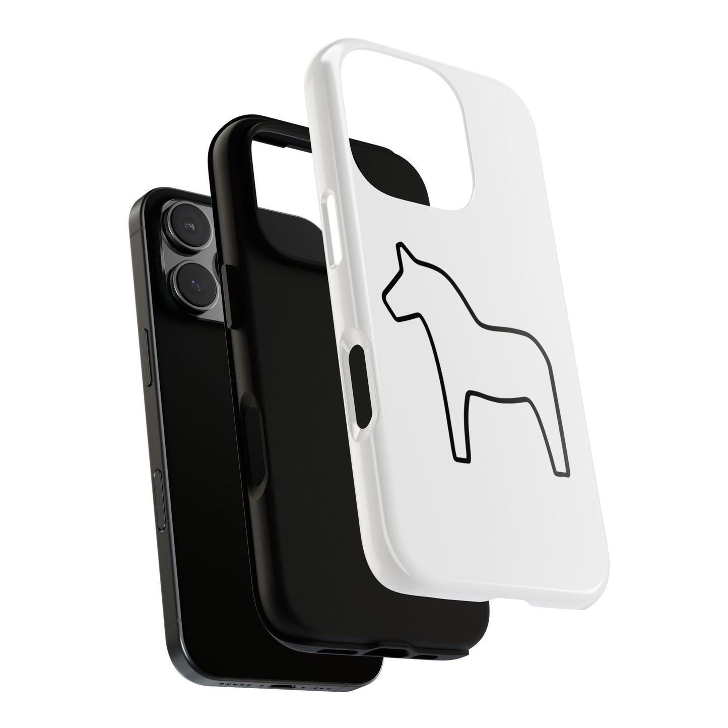 Dala Horse White Tough Cases