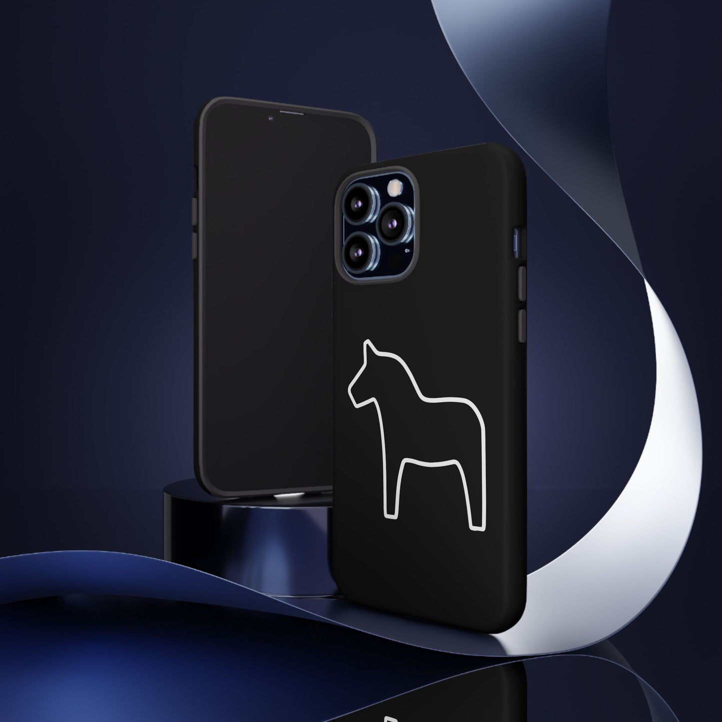 Dala Horse Black Tough Cases