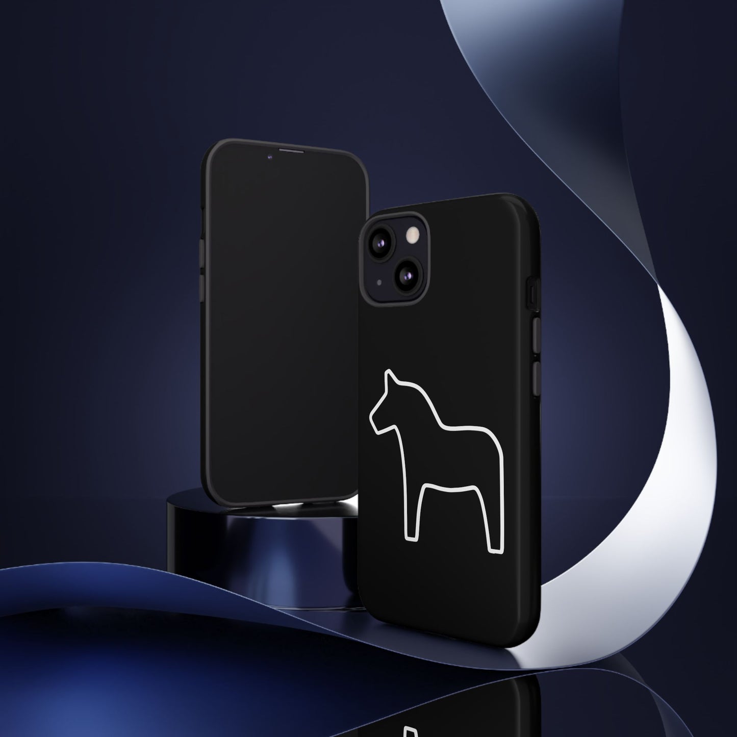 Dala Horse Black Tough Cases