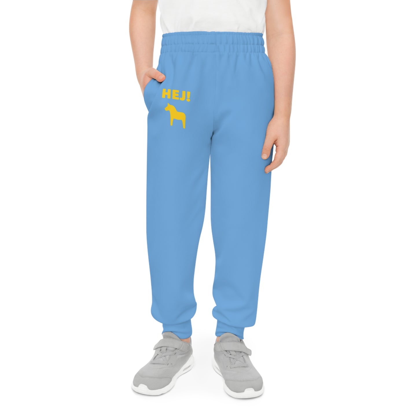 Youth Joggers - Swedish Hello Dala Horse Design