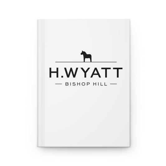 Personalized H.WYATT Hardcover Journal - Custom H.WYATT Dala Horse Design for Writers & Creatives