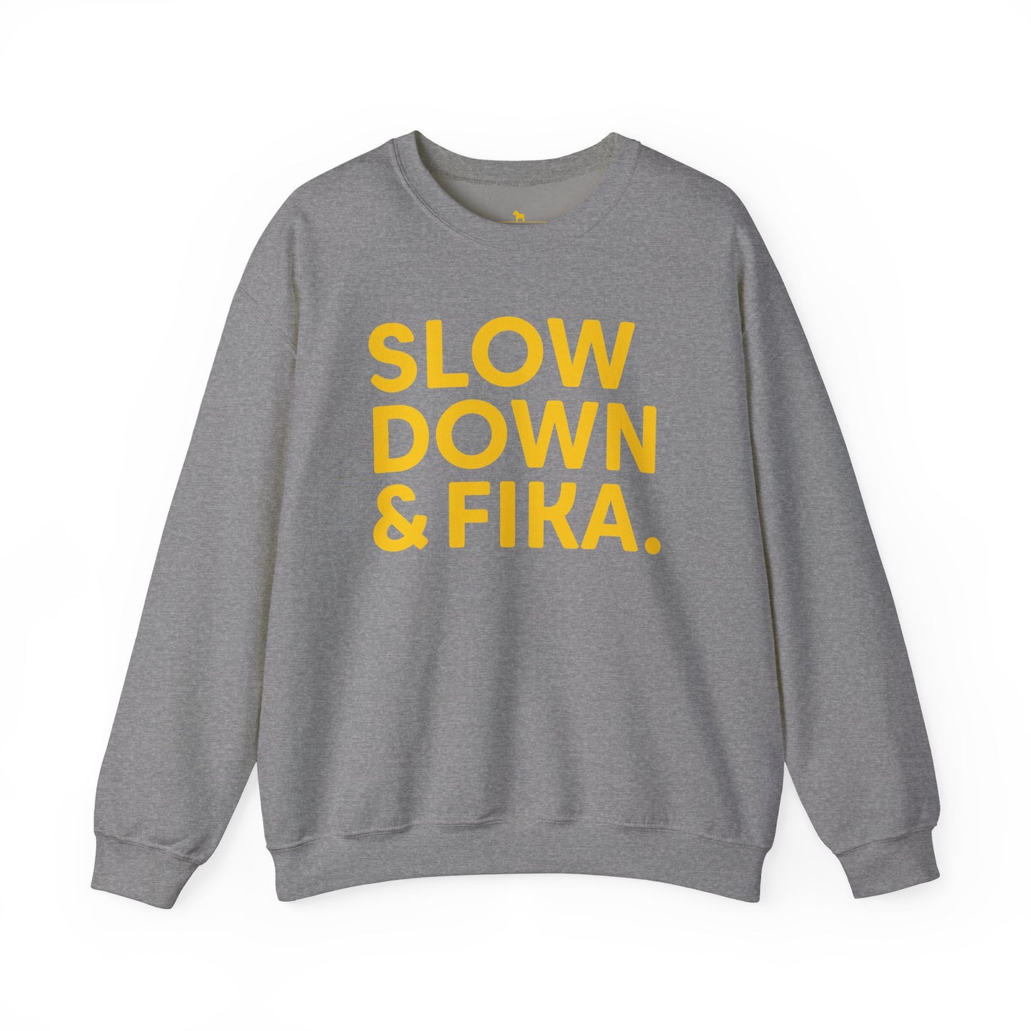 SLOW DOWN & FIKA Unisex Heavy Blend™ Crewneck Sweatshirt