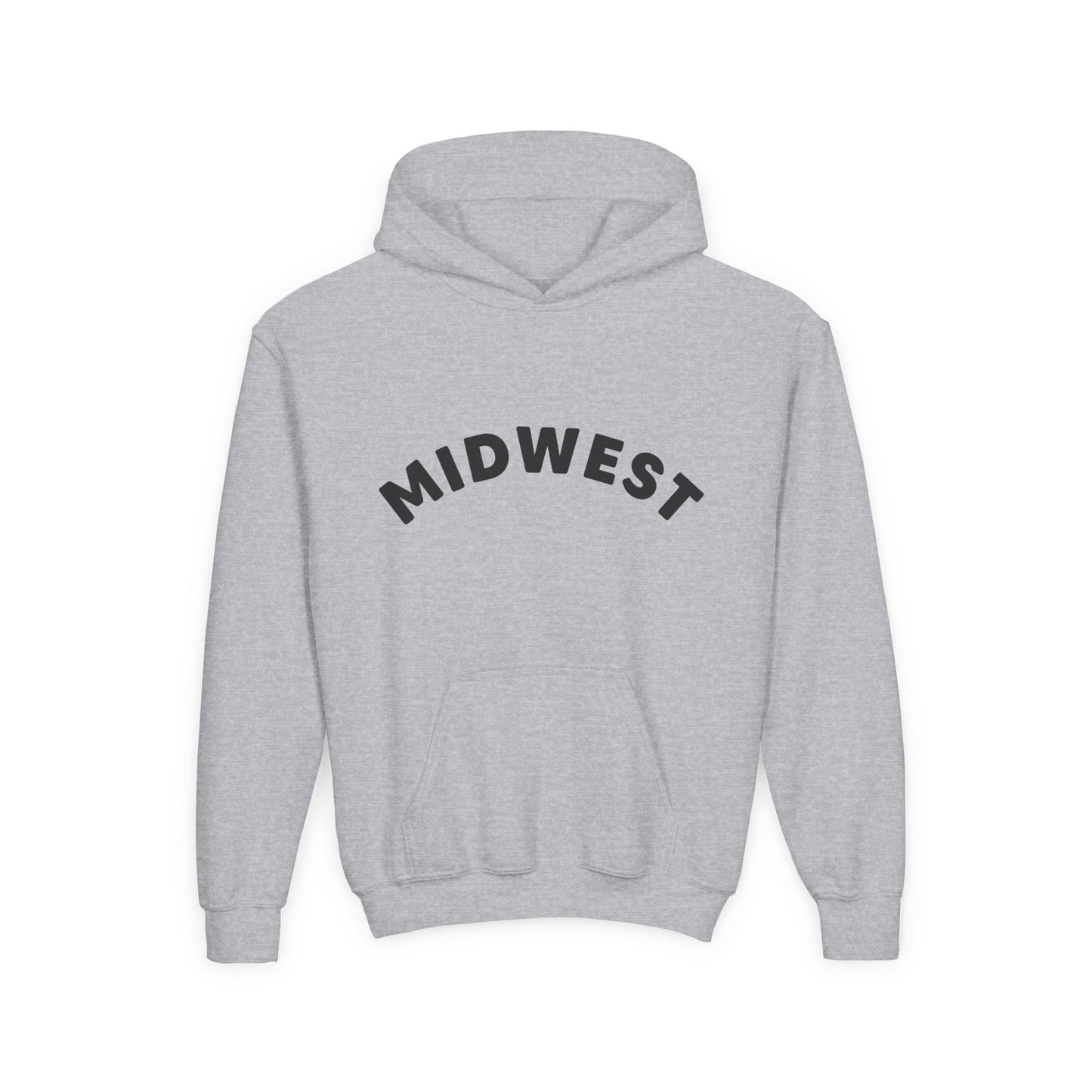 Midwest Is Best Hoodie with Dala Horse Design