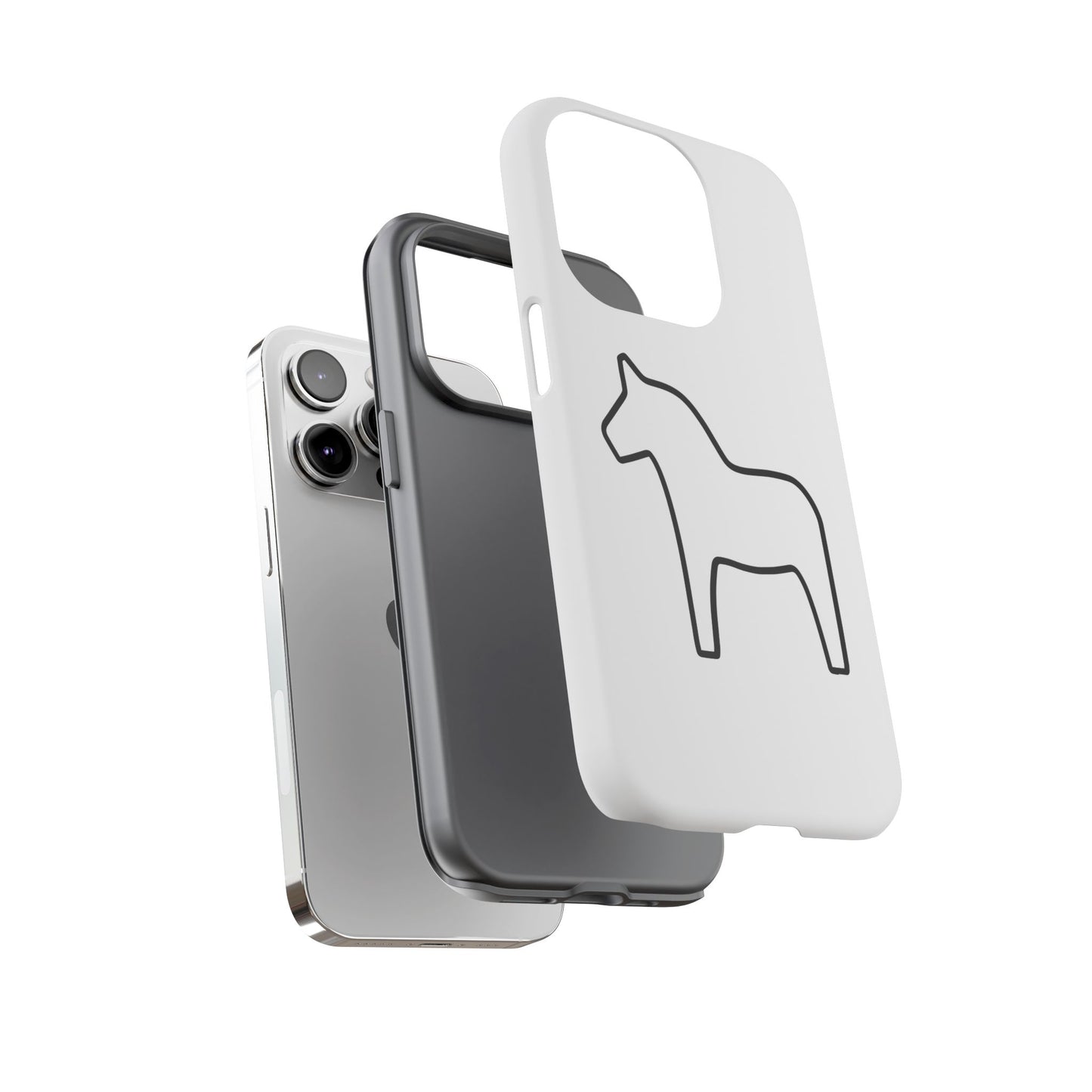 Dala Horse White Tough Cases