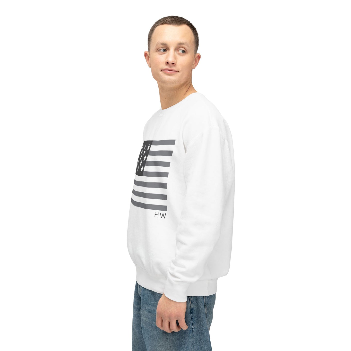 Tonal Flag Sweatshirt for Memorial Day and 4th of July