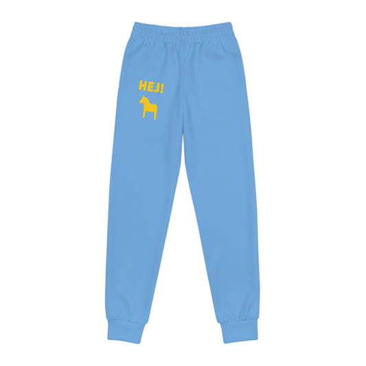 Youth Joggers - Swedish Hello Dala Horse Design