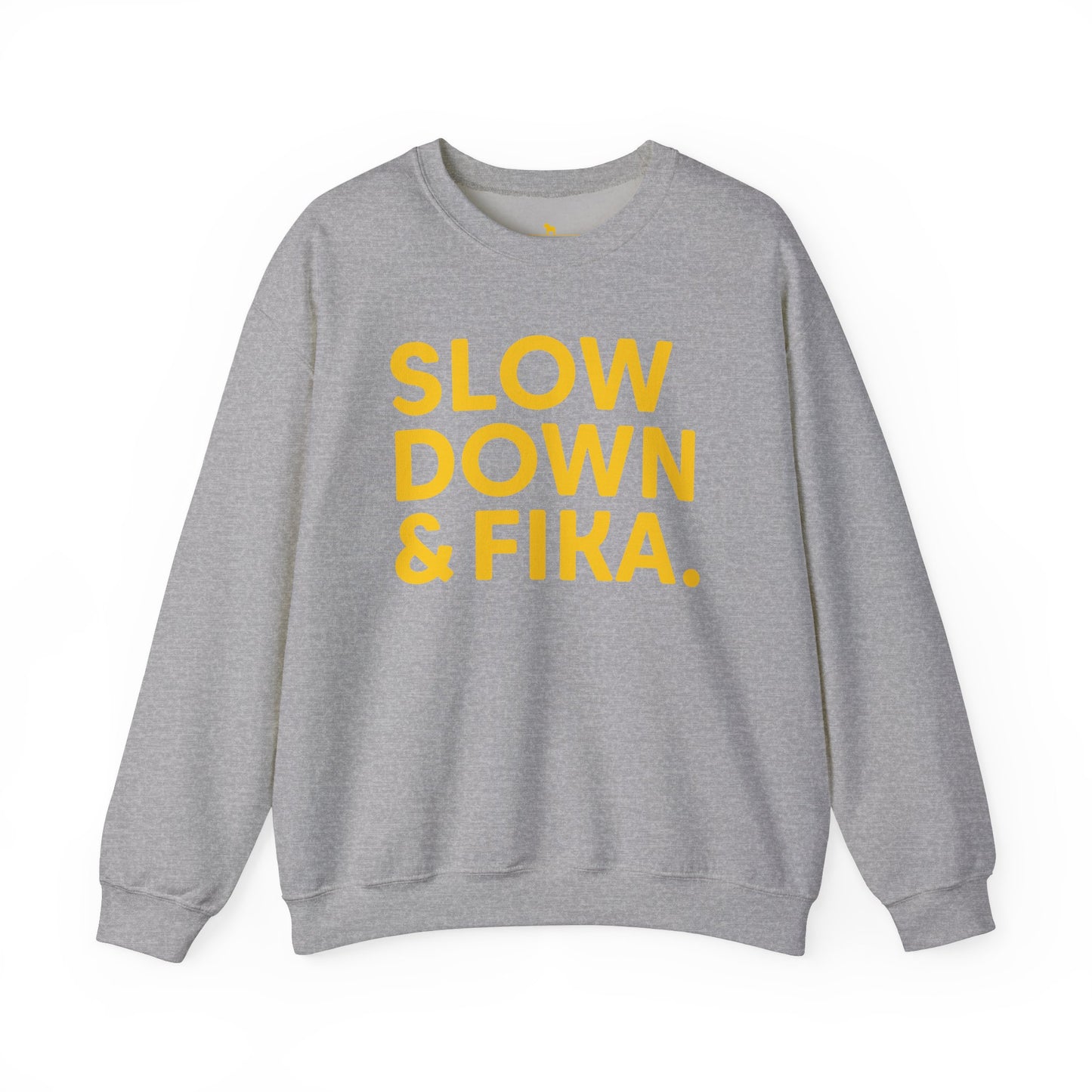 SLOW DOWN & FIKA Unisex Heavy Blend™ Crewneck Sweatshirt