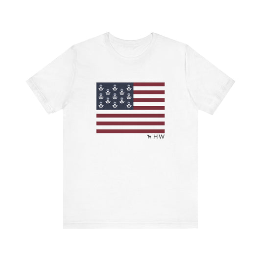 Flag Unisex Tee for Memorial Day and 4th of July